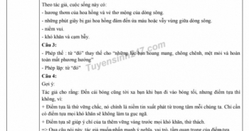 Đáp án đề thi môn Văn vào lớp 10 của tỉnh Phú Yên năm 2020