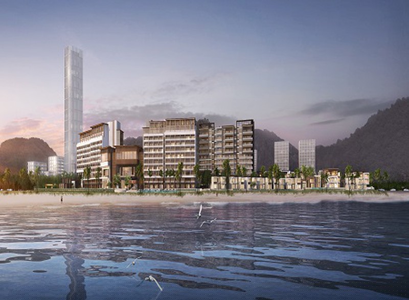 Dự án gồm 41 biệt thự và 60 căn hộ nghỉ dưỡng được thương hiệu quốc tế quản lý.