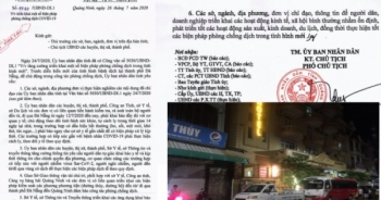 Quảng Ninh: Ban hành Văn bản hỏa tốc chỉ đạo phòng chống dịch Covid-19 trong tình hình mới