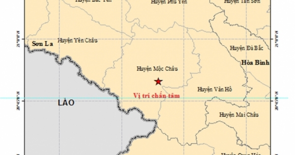 Thông tin về động đất trưa ngày 27 tháng 7 năm 2020