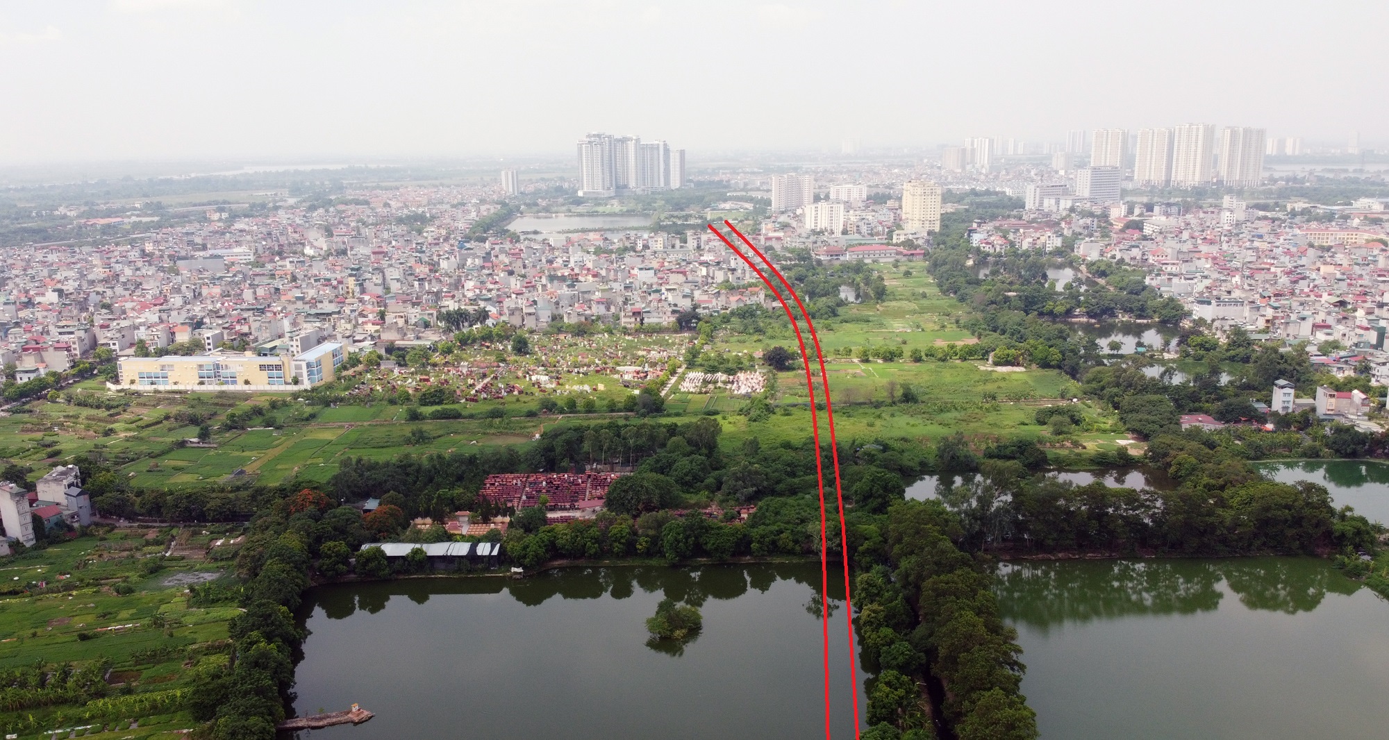 đường sẽ mở theo qui hoạch ở phường Thanh Trì, Hoàng Mai, Hà Nội - Ảnh 6.