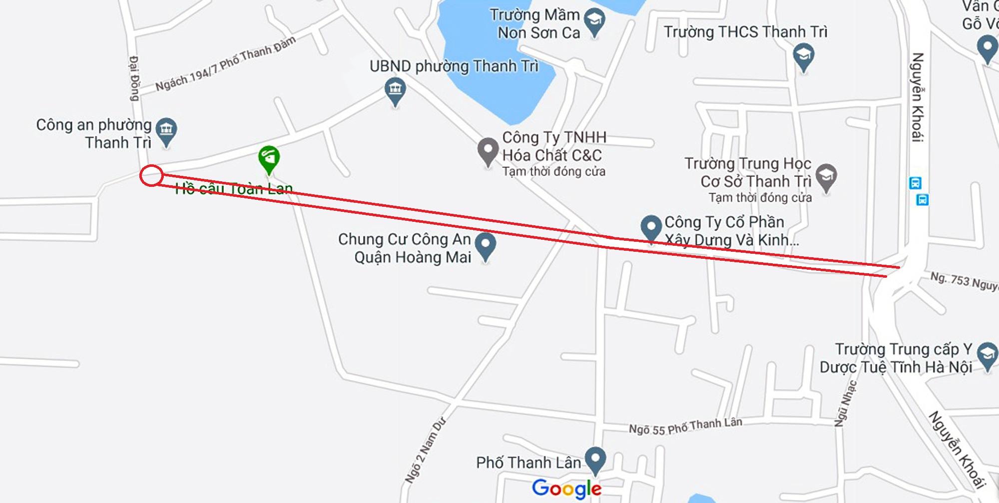 đường sẽ mở theo qui hoạch ở phường Thanh Trì, Hoàng Mai, Hà Nội - Ảnh 7.