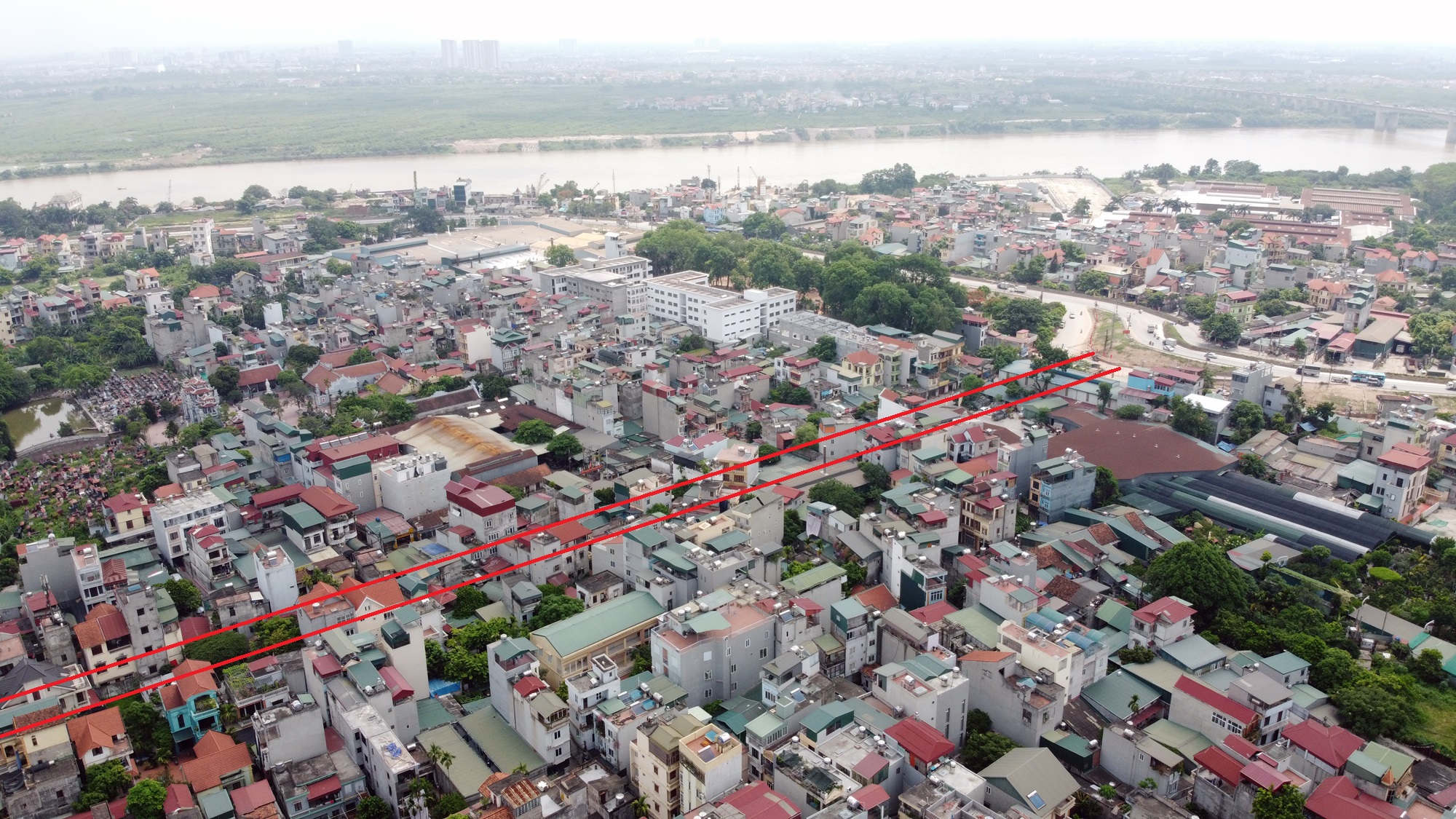 đường sẽ mở theo qui hoạch ở phường Thanh Trì, Hoàng Mai, Hà Nội - Ảnh 8.