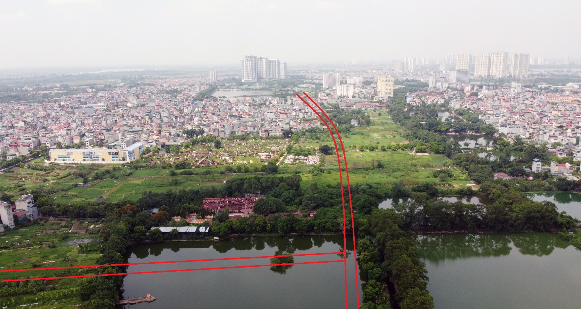 Ba đường sẽ mở theo qui hoạch ở phường Thanh Trì, Hoàng Mai, Hà Nội - Ảnh 14.