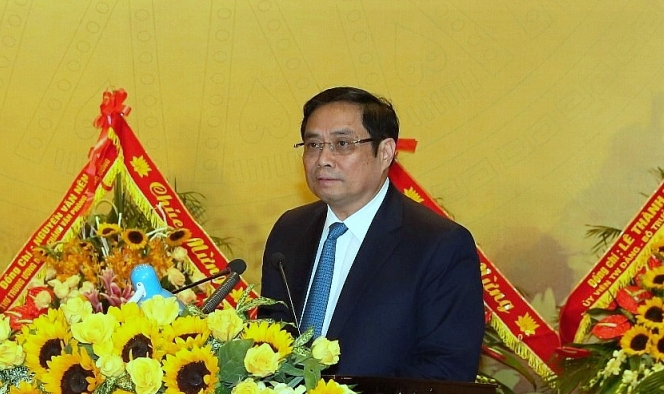 Ông Phạm Minh Chính, Ủy viên Bộ Chính trị, Trưởng Ban Tổ chức Trung ương mong muốn, Đảng bộ và nhân dân Thanh Hóa luôn giữ gìn và phát huy truyền thống vốn có để đưa Thanh Hóa ngày càng vững mạnh.