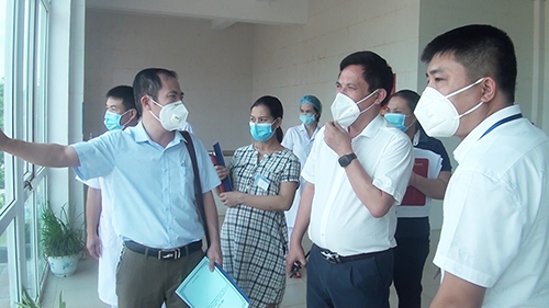 Nghệ An: Khảo sát địa điểm dự kiến xây dựng bệnh viện dã chiến số 2