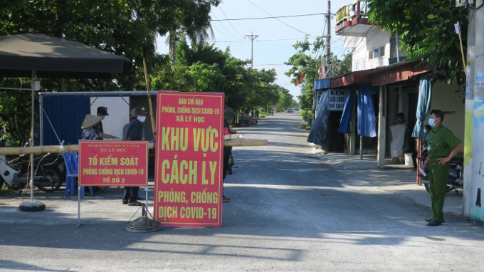 Huyện Vĩnh Bảo thực hiện giãn cách theo Chỉ thị 16 của Thủ tướng Chính phủ.