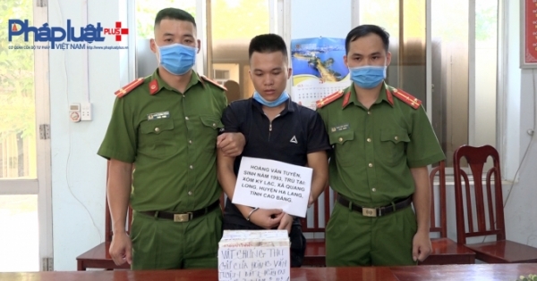Cao Bằng: Bắt quả tang đối tượng vận chuyển 3 bánh heroine