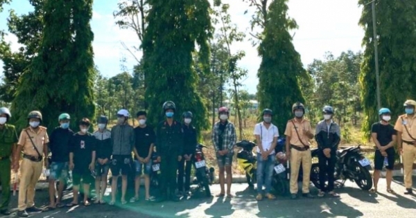 Công an Đồng Nai “cất lưới” bắt ổ đua xe trái phép trước nghĩa trang liệt sĩ tỉnh