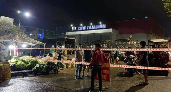 Đồng Nai: Tạm thời phong tỏa chợ đầu mối Tân Biên