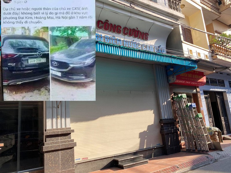 Chiếc xe của ông C. và ngôi nhà nạn nhân sinh sống cho đến khi mất tích khi đi đòi nợ.