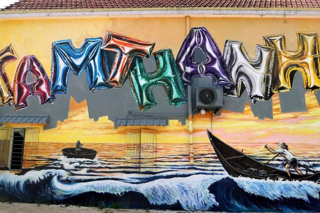 Làng bích họa Tam Thanh được