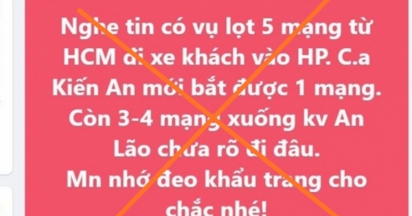 Bị xử phạt 12,5 triệu đồng vì đăng tải “nghe tin lọt 5 mạng từ HCM đi xe khách vào HP”