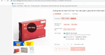 Thực phẩm chức năng của Trung tâm thuộc Học Viện Quân Y quảng cáo như thuốc chữa bệnh