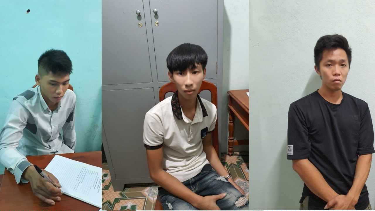 3 đối tượng liên quan gồm Phan Trung Thành, Hoàng Trung Hiếu và Nguyễn Thế Anh.