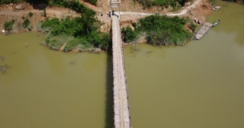 Cầu treo do Công ty TNHH Tiến Đạt làm trả người dân Hoàng Su Phì tiềm ẩn nguy cơ mất an toàn