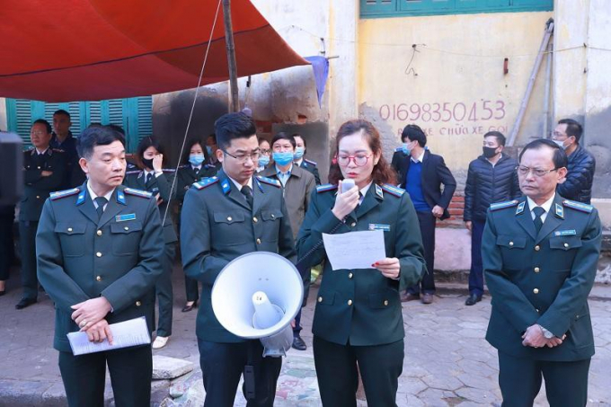 Cục THADS Hải Phòng tổ chức cưỡng chế THA.