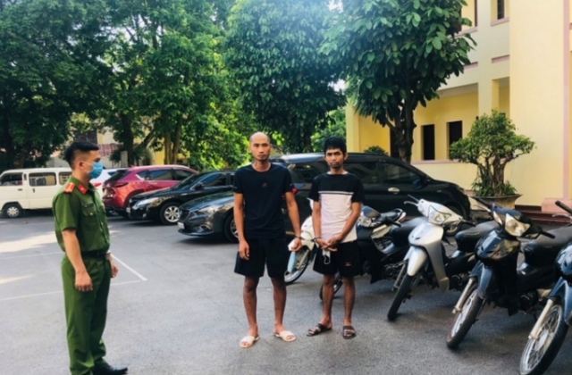 Lạng Sơn: Bắt giữ 2 đối tượng thực hiện 11 vụ trộm cắp xe mô tô