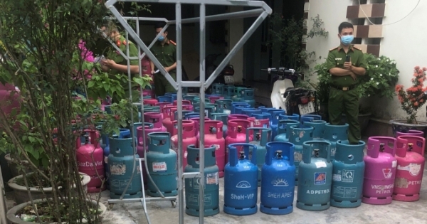 Hải Phòng: Phát hiện gần 200 bình gas không rõ nguồn gốc