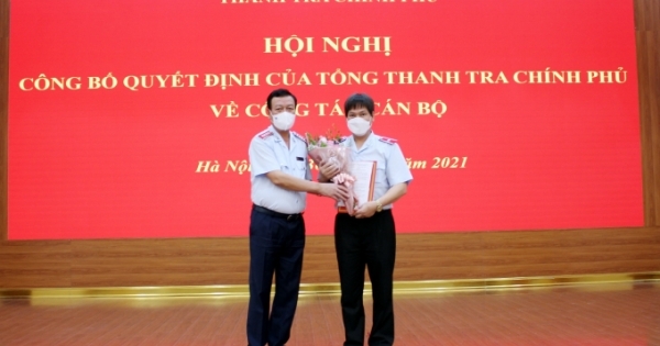 Thanh tra Chính phủ công bố quyết định bổ nhiệm công chức lãnh đạo, quản lý