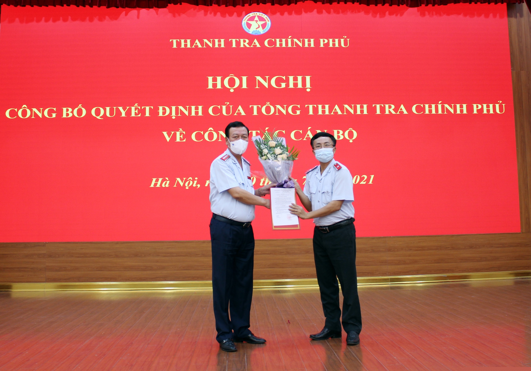 Thanh tra Chính phủ công bố quyết định bổ nhiệm công chức lãnh đạo, quản lý