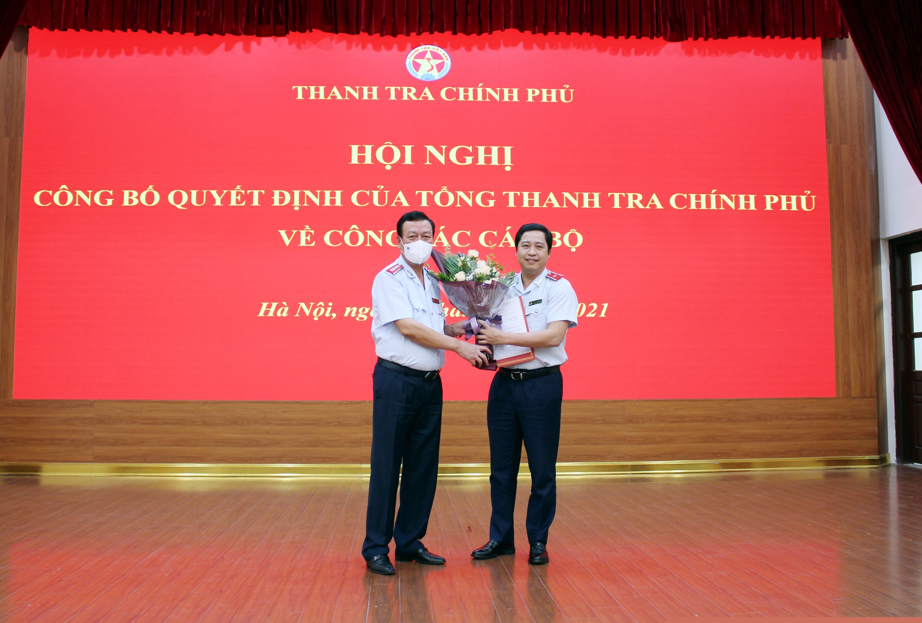 Thanh tra Chính phủ công bố quyết định bổ nhiệm công chức lãnh đạo, quản lý