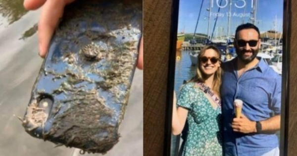 Điện thoại iPhone vẫn hoạt động sau 10 tháng nằm dưới đáy sông