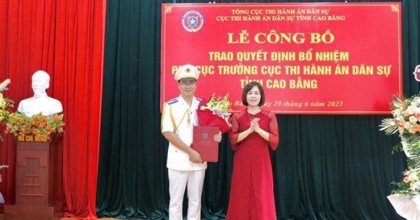 Ông Chu Thanh Hà làm Phó Cục trưởng Cục THADS tỉnh Cao Bằng