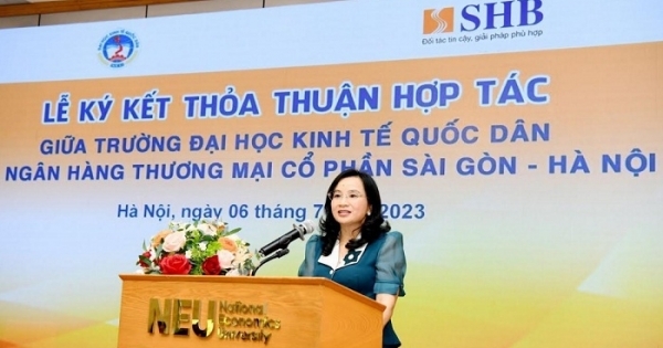 SHB tăng cường hợp tác với Đại học Kinh tế Quốc Dân