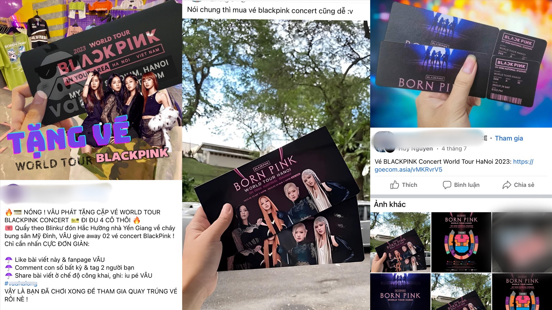 Cảnh báo tình trạng lừa đảo, ăn theo show diễn BornPink.(Ảnh: Bảo Thoa)