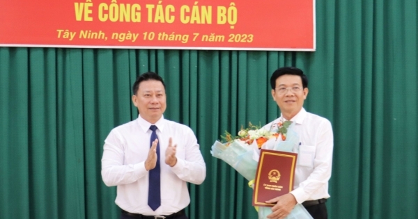 Bổ nhiệm Giám đốc Sở Giáo dục và Đào tạo tỉnh Tây Ninh