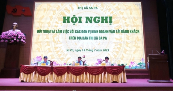 Thị xã Sa Pa chấn chỉnh tình hình hoạt động vận tải hành khách trên địa bàn