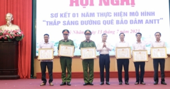 Hà Nam triển khai thành công mô hình thắp sáng đường quê bảo đảm an ninh trật tự