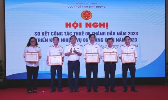 Hội nghị sơ kết công tác thuế 6 tháng đầu năm 2023.