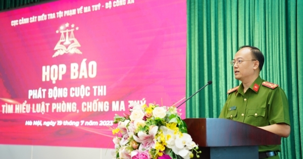 Bộ Công an phát động cuộc thi "Tìm hiểu Luật Phòng, chống ma túy"