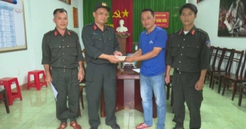 Đắk Lắk: Thượng sỹ Công an nhặt được 45 triệu đồng, trả lại người đánh rơi