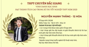 Trường Chuyên Bắc Giang và những gương mặt có thành tích xuất sắc trong kỳ thi THPT Quốc gia