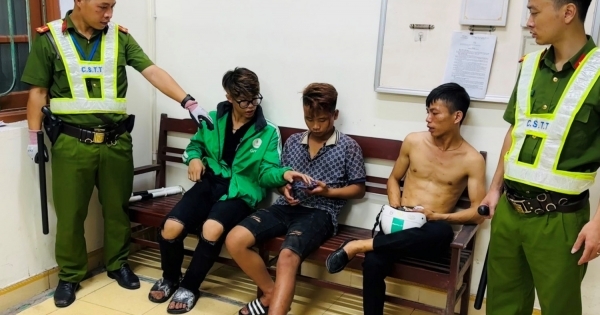 Quảng Ninh: Bắt nhóm thanh thiếu niên tụ tập gây mất an ninh trật tự