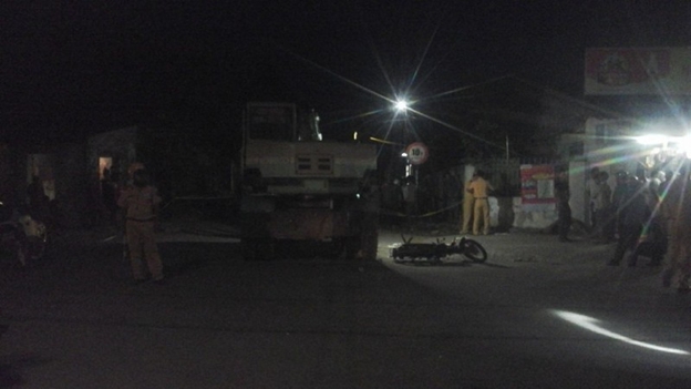 Hiện trường vụ tai nạn giao th&ocirc;ng