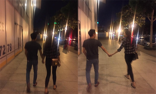 H&igrave;nh ảnh thiếu gia phố n&uacute;i dắt bạn g&aacute;i đi chơi được chia sẻ trước đ&oacute;.