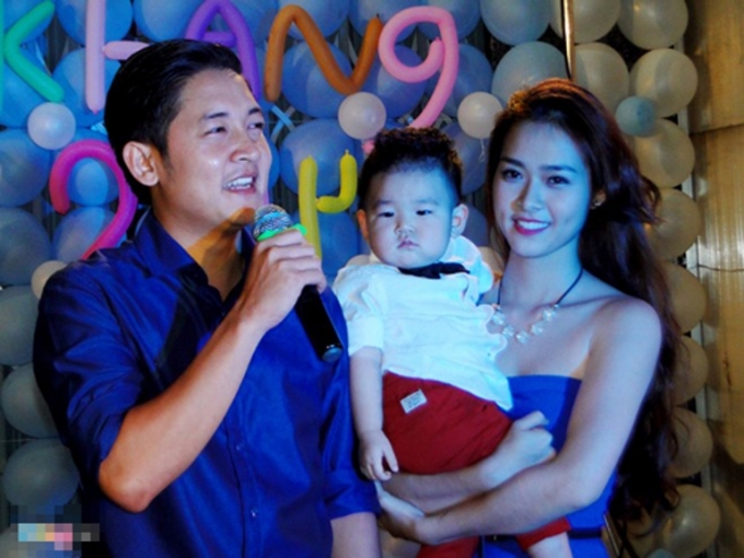 Diệp Bảo Ngọc v&agrave; Th&agrave;nh Đạt thời c&ograve;n hạnh ph&uacute;c b&ecirc;n nhau.