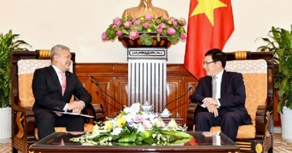 Phó Thủ tướng Phạm Bình Minh tiếp Đại sứ Indonesia