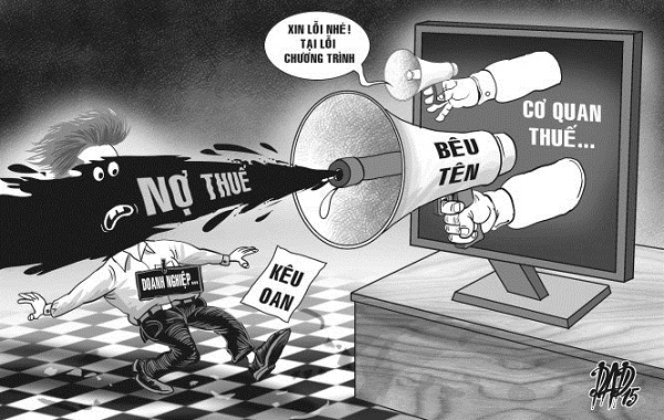 Nợ thuế. Ảnh minh hoạ.