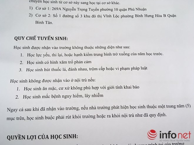 Quy chế mới đ&atilde; được nh&agrave; trường sửa đổi, bắt đầu &aacute;p dụng từ ng&agrave;y 7/8