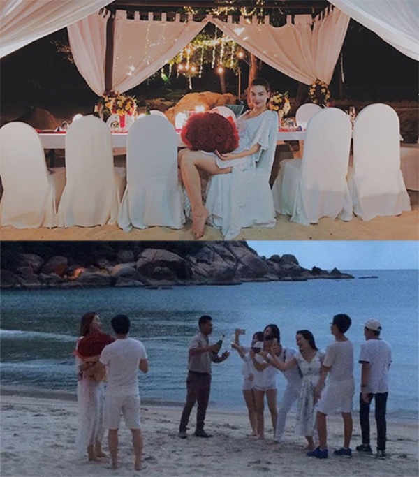 Những h&igrave;nh ảnh của Hồ Ngọc H&agrave; v&agrave; đại gia Chu Đăng Khoa g&acirc;y x&ocirc;n xao trong thời gian vừa qua.