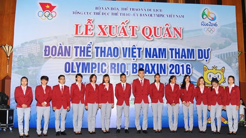 Đo&agrave;n Việt Nam l&ecirc;n đường dự Olympic với 23 VĐV, c&ograve;n lại l&agrave; 27 nh&agrave; quản l&yacute;, HLV, chuy&ecirc;n gia, b&aacute;c sĩ