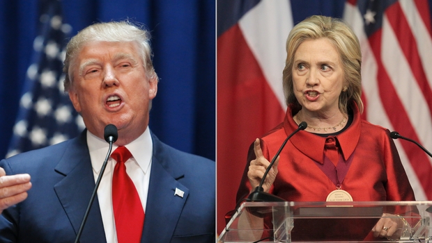 &Ocirc;ng Trump v&agrave; b&agrave; Clinton thường xuy&ecirc;n c&aacute;o buộc lẫn nhau. (Ảnh: Reuters)