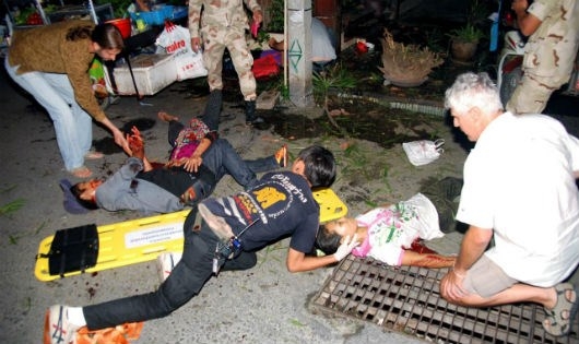 Một số nạn nh&acirc;n trong c&aacute;c vụ đ&aacute;nh bom. (Ảnh: AP)