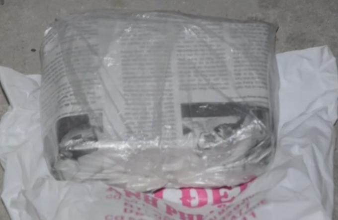 Số cần sa thu tại nh&agrave; Oanh.