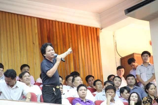 &Ocirc;ng Trần Ph&aacute;t Đạt, Chủ tịch hiệp hội doanh nghiệp huyện Hương Kh&ecirc;.